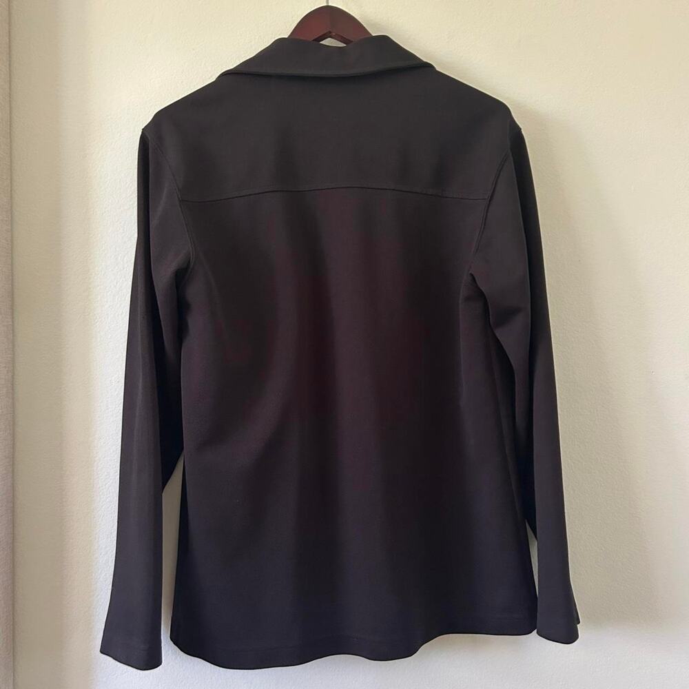 Black Guess Polyester Button Up - image 4